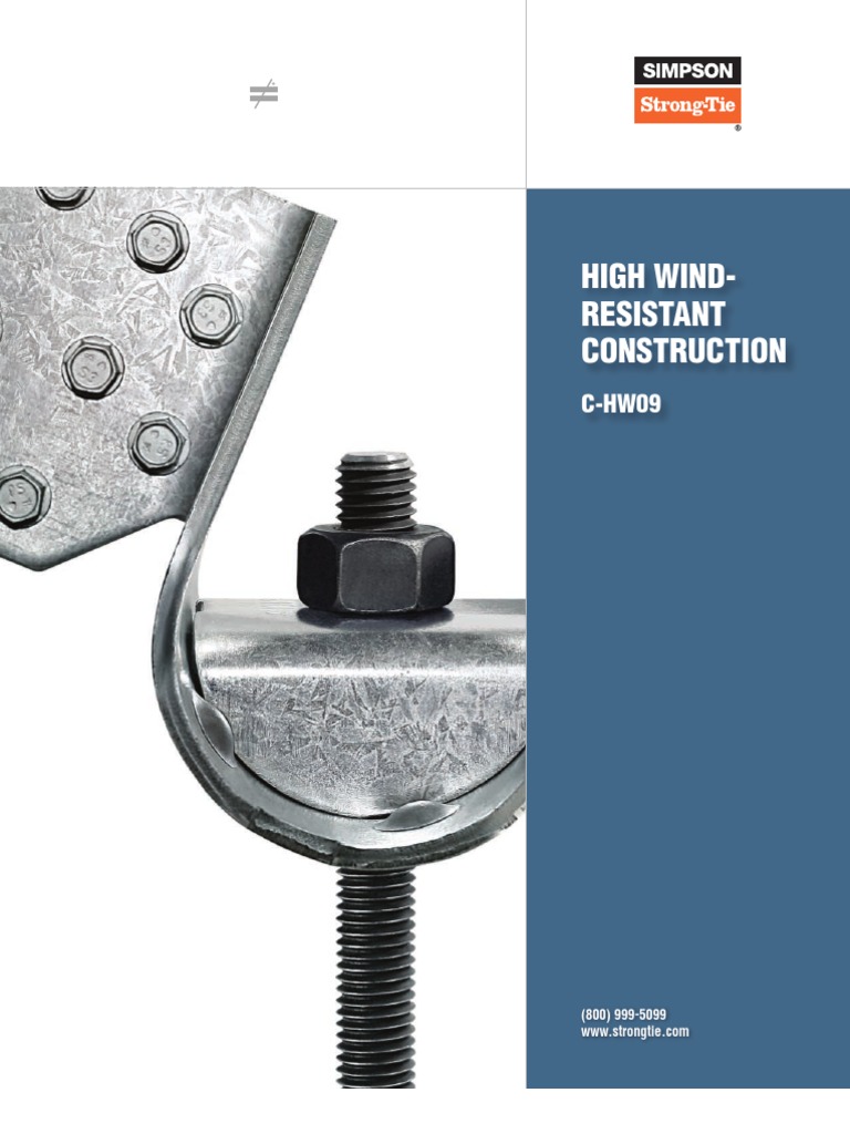 C-HW09 Simpson Catalog | PDF | Galvanization | Screw