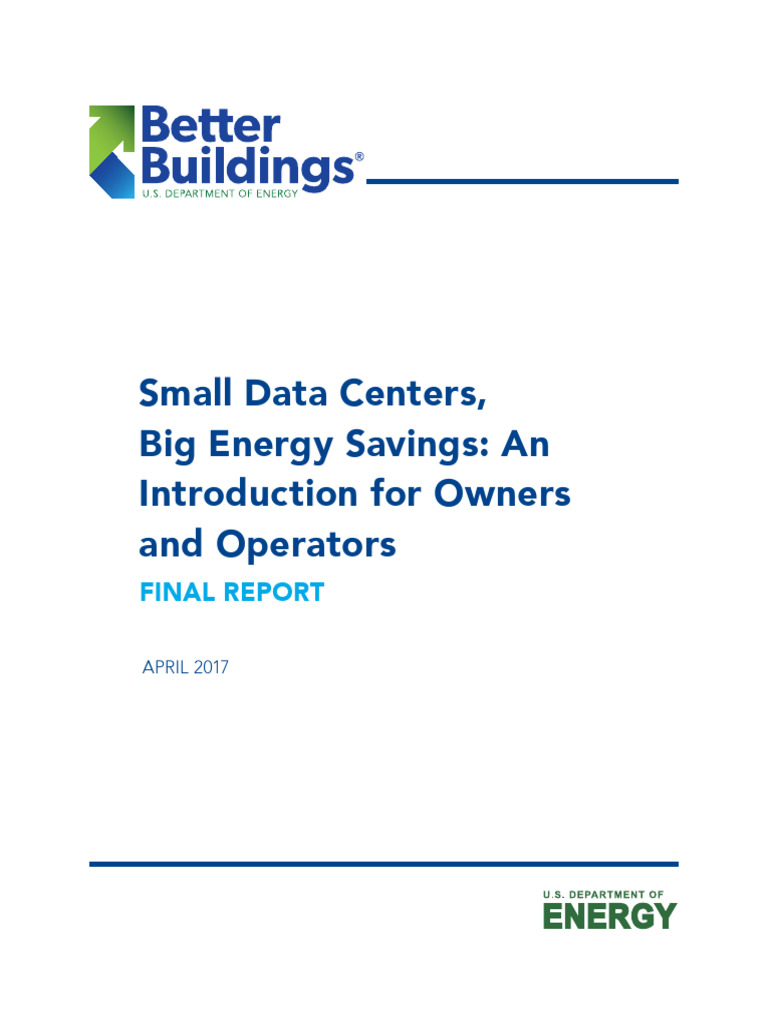 Small Data Centers, Big Energy Savings | PDF | Data Center | Air ...