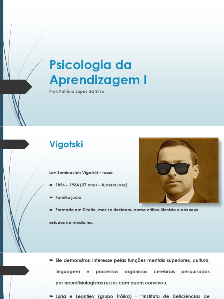 Teoria de Vigotski sobre Aprendizagem | PDF | Pensamento | Abstração