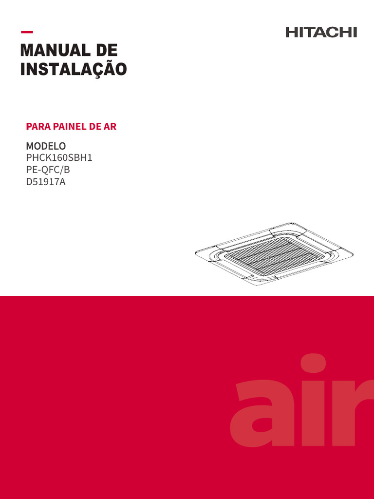 HIOM-CSPAR006 Rev00 Jan2022 Manual de Instala%C3%A7%C3%A3o Painel de Ar ...