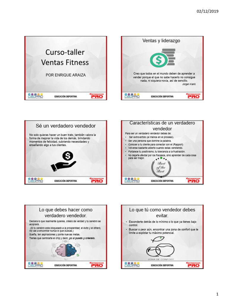 Ventas Fitness II | PDF | Liderazgo | Conceptos psicologicos