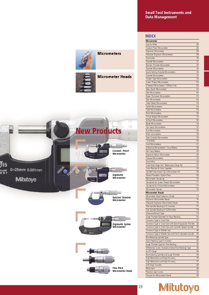 Micrometer Types and Data Management Guide | PDF | Home & Garden