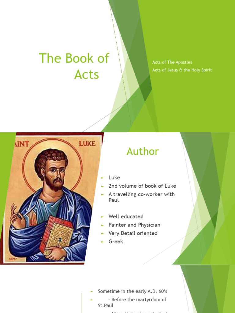 M2L6 - Acts 1.pptx | PDF | Acts Of The Apostles | Paul The Apostle