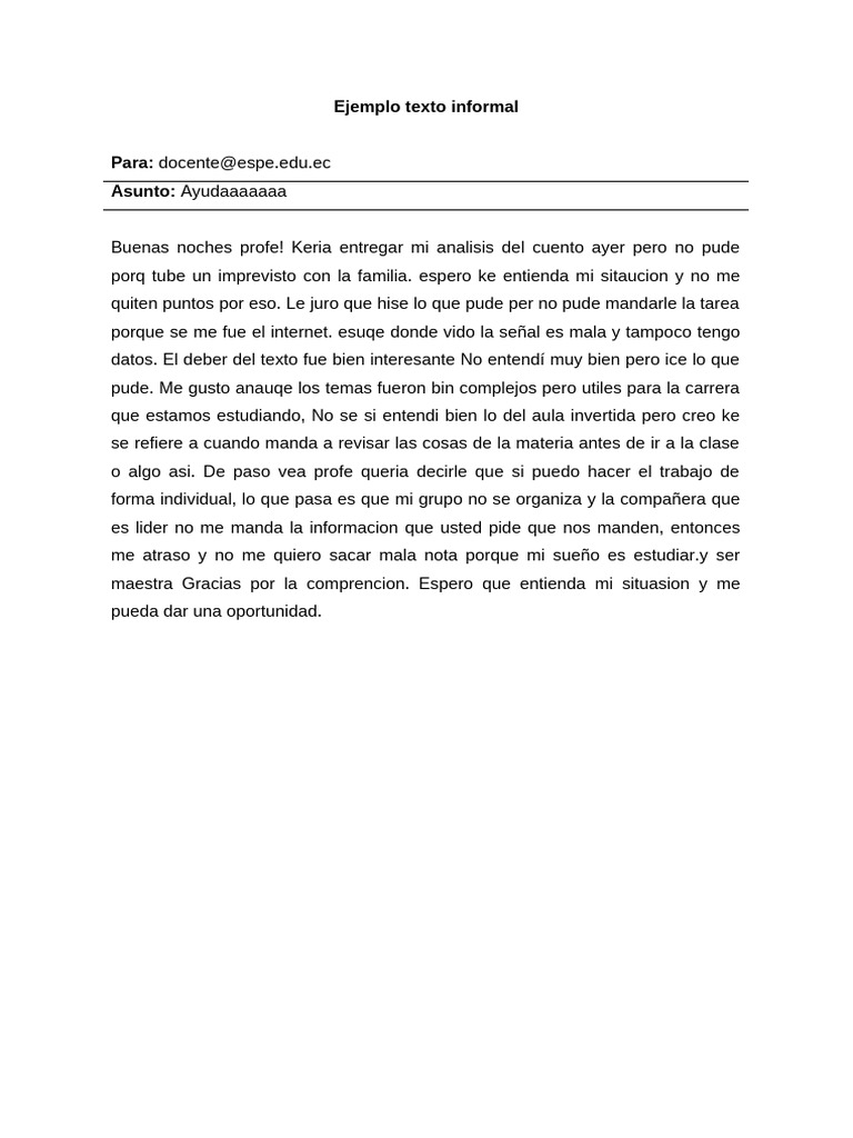 Texto Formal e Informal (2) | PDF