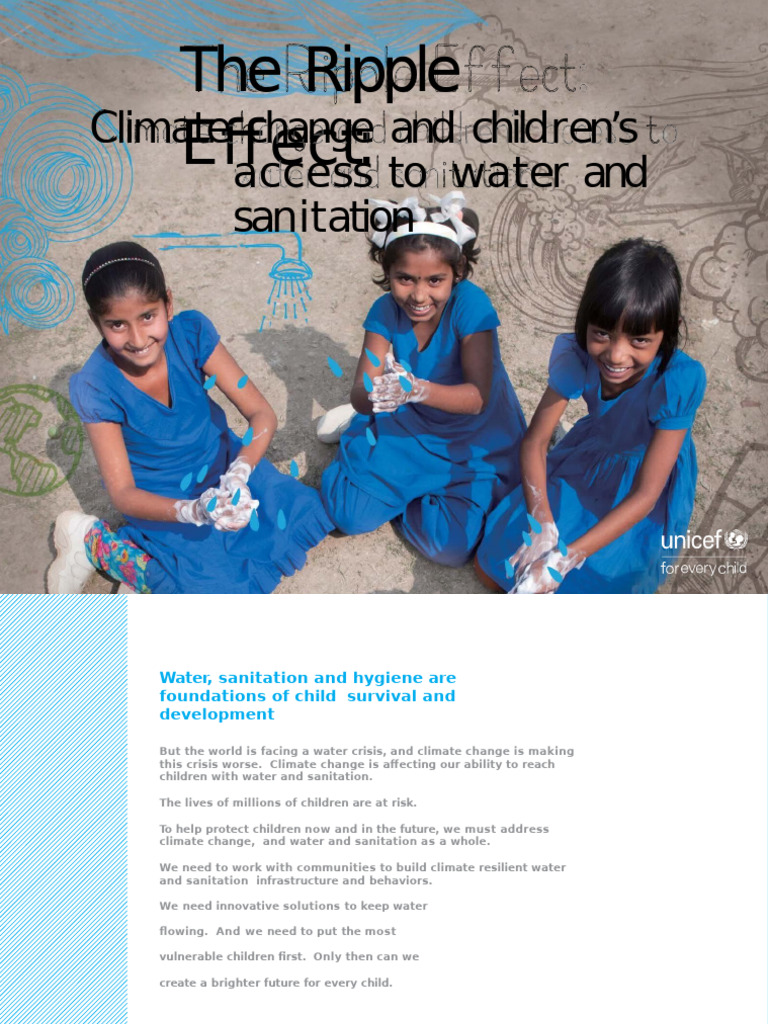 Climate Change WASH Brief | PDF | Wash | Water