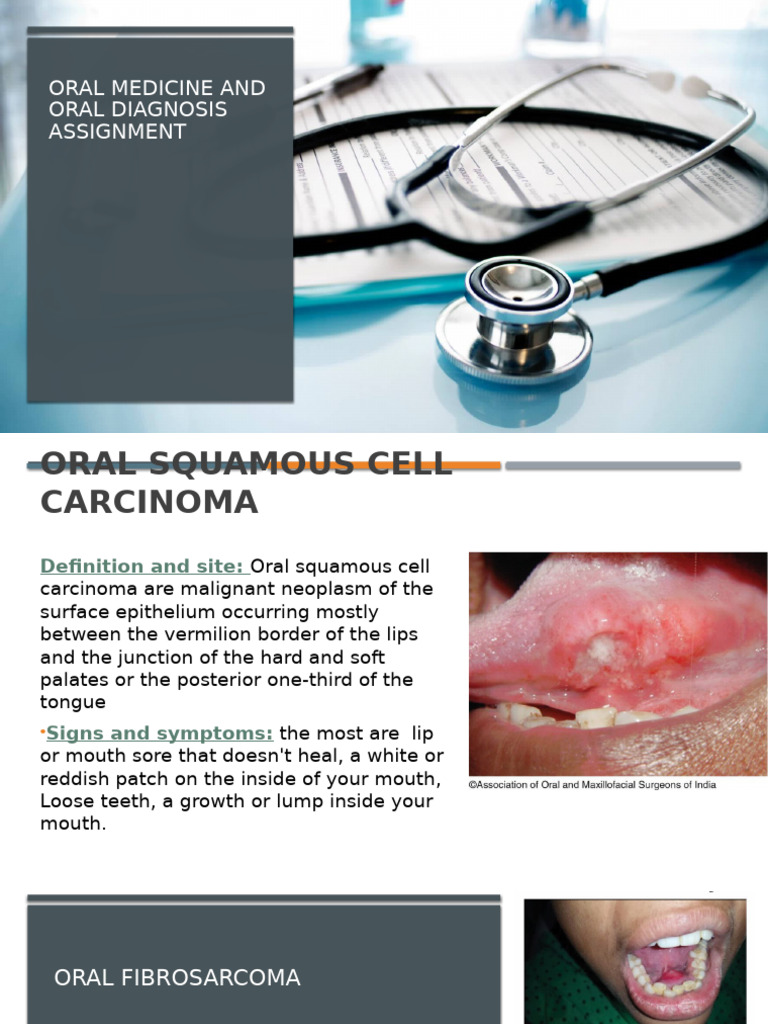 Oral Diagnosis Assessment | PDF | Epithelium | Medical Specialties