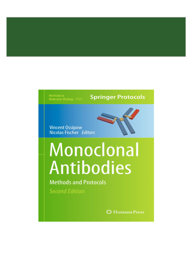 Pdf monoclonal antibodies methods and protocols download pdf