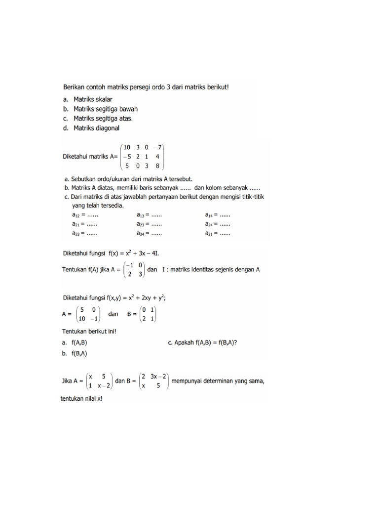 Latihan Soal | PDF