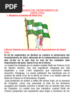 Aniversario Cívico de Santa Cruz 2023 | PDF | Bolivia | América del Sur