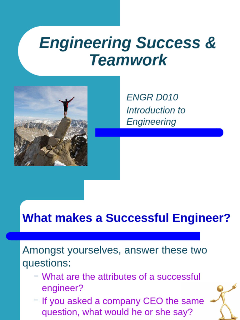 Importance of Teamwork in Engineering | PDF | Goal | Communication