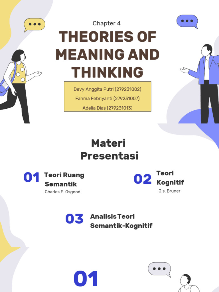 Chapter 4 Theories of Meaning and Thinking | PDF