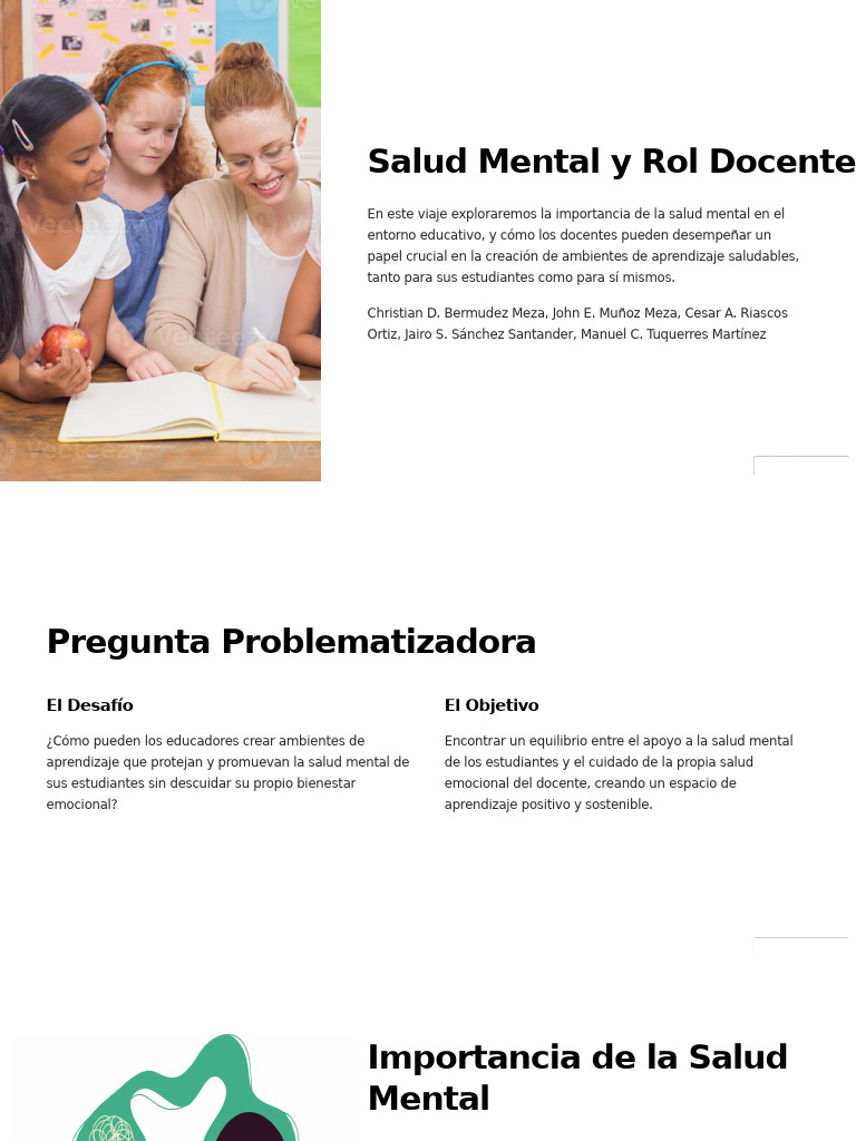 Salud Mental y Rol Docente NUEVO | PDF | Salud mental | Las emociones