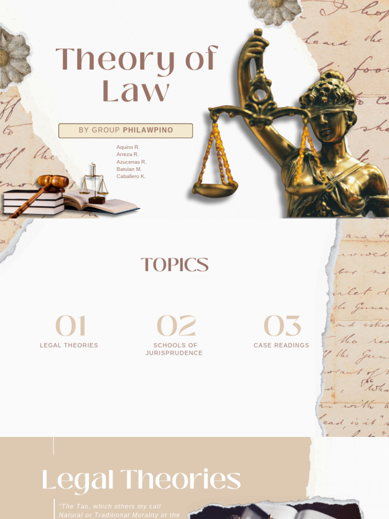Overview of Legal Theories and Jurisprudence | PDF | Jurisprudence ...