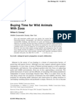 Buying Time for Wild Animals With Zoos