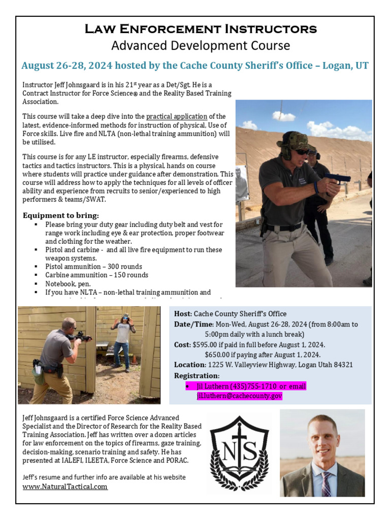 Advanced Instructor Development Course Logan UTAH 240726 204447 | PDF ...