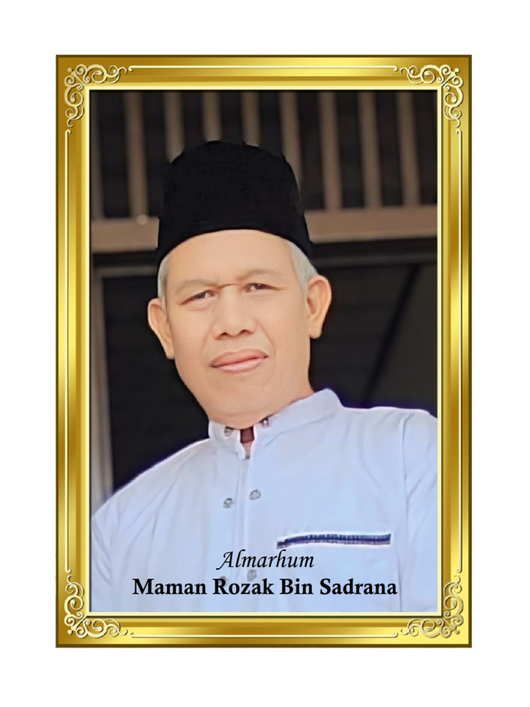 Mengenang Alm. Maman Rozak 40 Hari Wafat | PDF