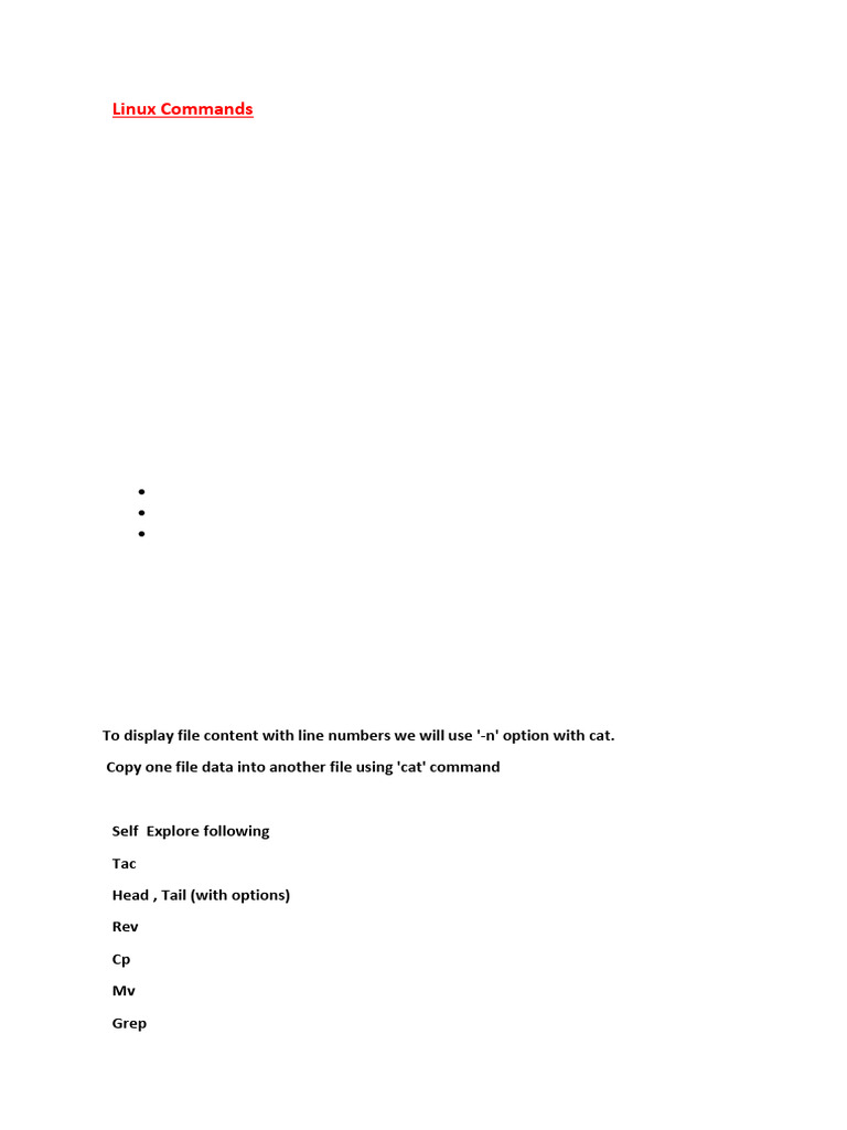 Linux Commands - 1 | PDF