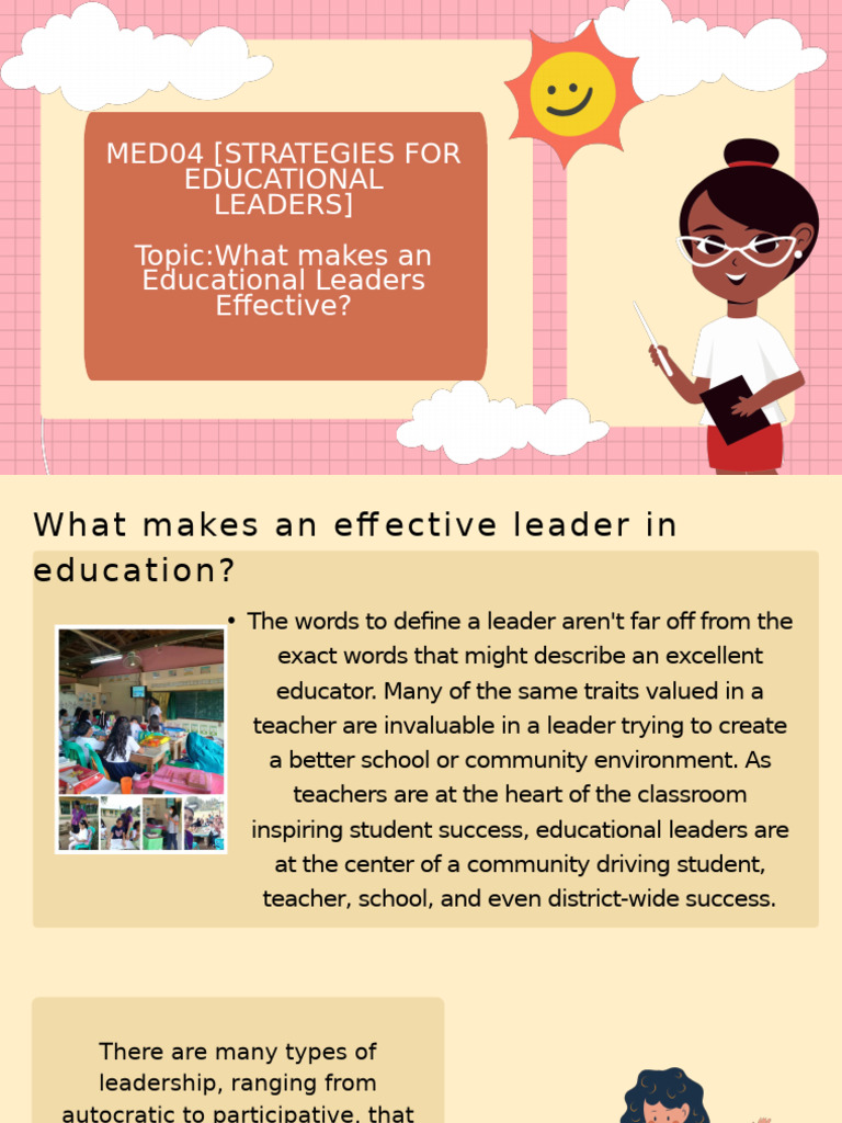 Traits of Effective Educational Leaders | PDF