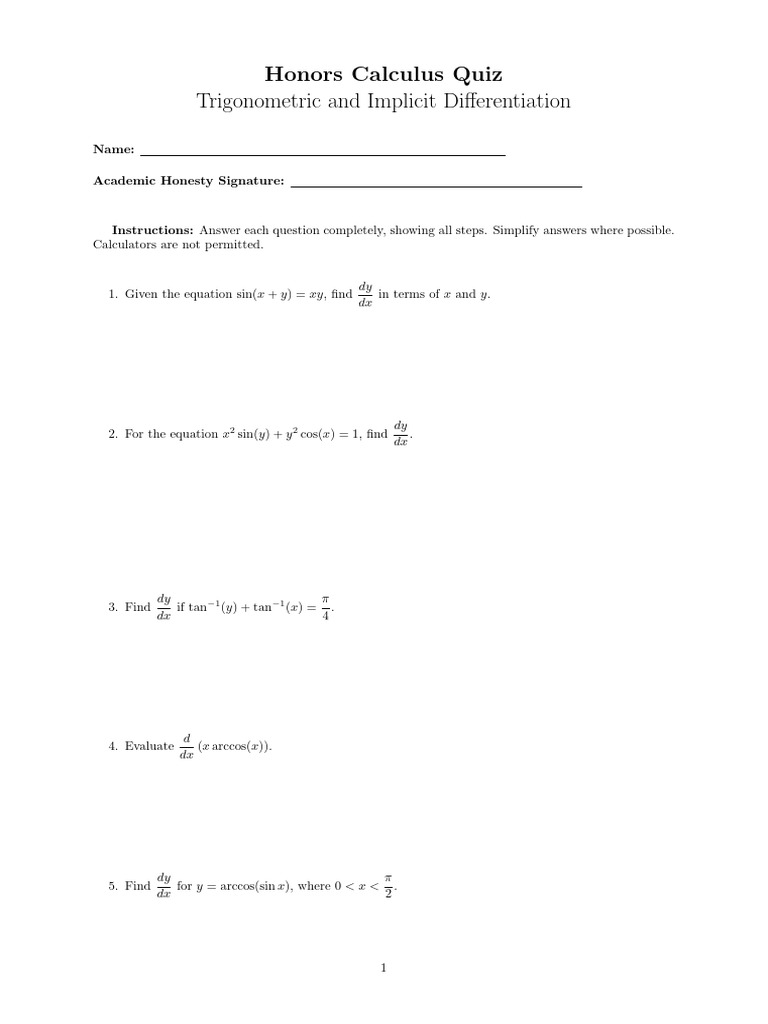 Math Test 5 | PDF