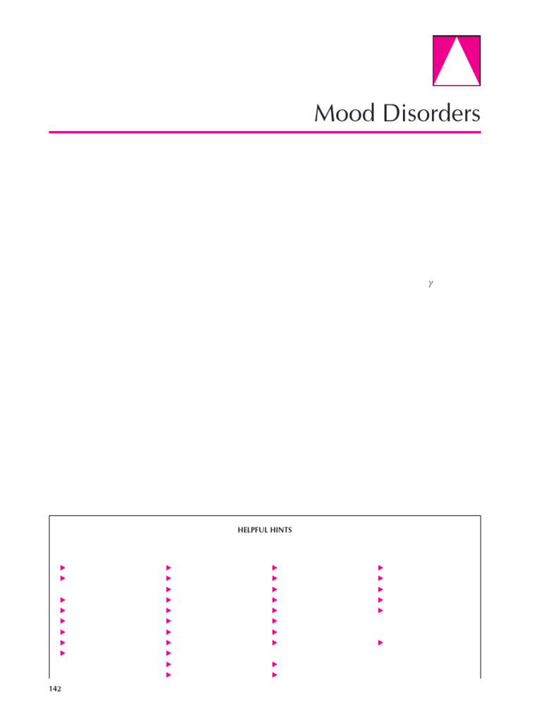 Understanding Mood Disorders and Sadness | PDF | Bipolar Disorder ...