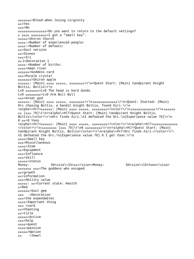 Auto Generated Translations | PDF