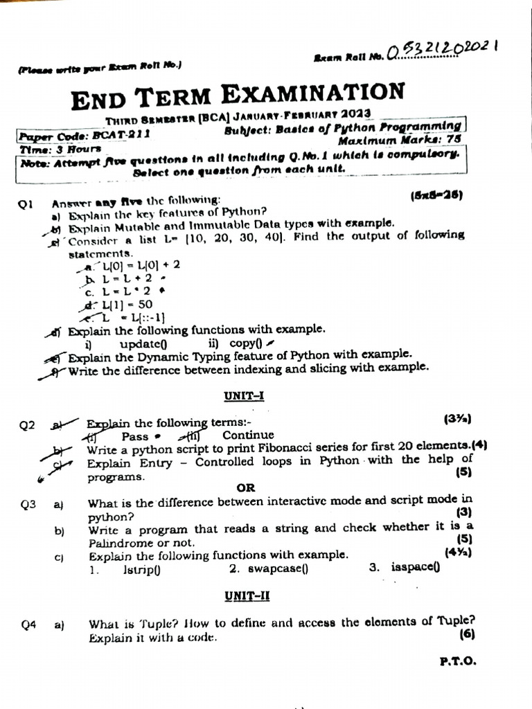 Python PYQ Assignment 1 PDF Software Engineering Computer Python pyq assignment 1 pdf software engineering computer