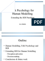 Folk Psychology For Human Modelling: Extending The BDI Paradigm
