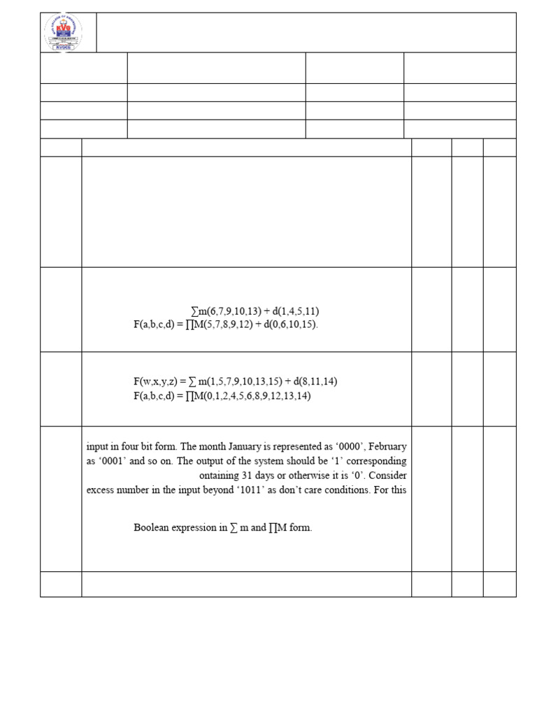 DD Assignment 1 | PDF | Electronic Circuits | Computer Engineering