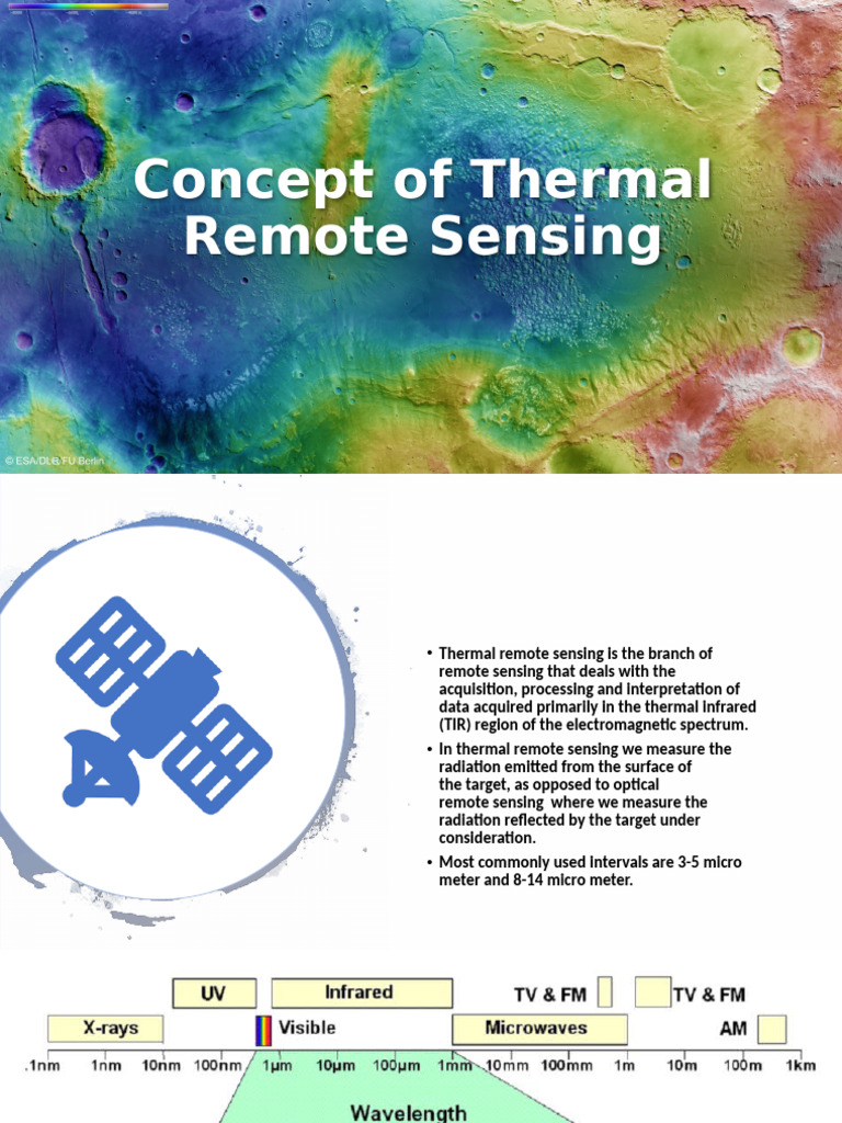Understanding Thermal Remote Sensing | PDF | Temperature | Forms Of Energy