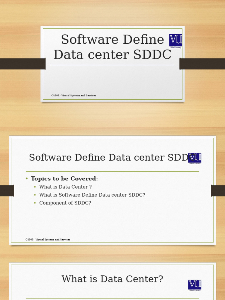 Virtual Systems & SDDC Guide | PDF