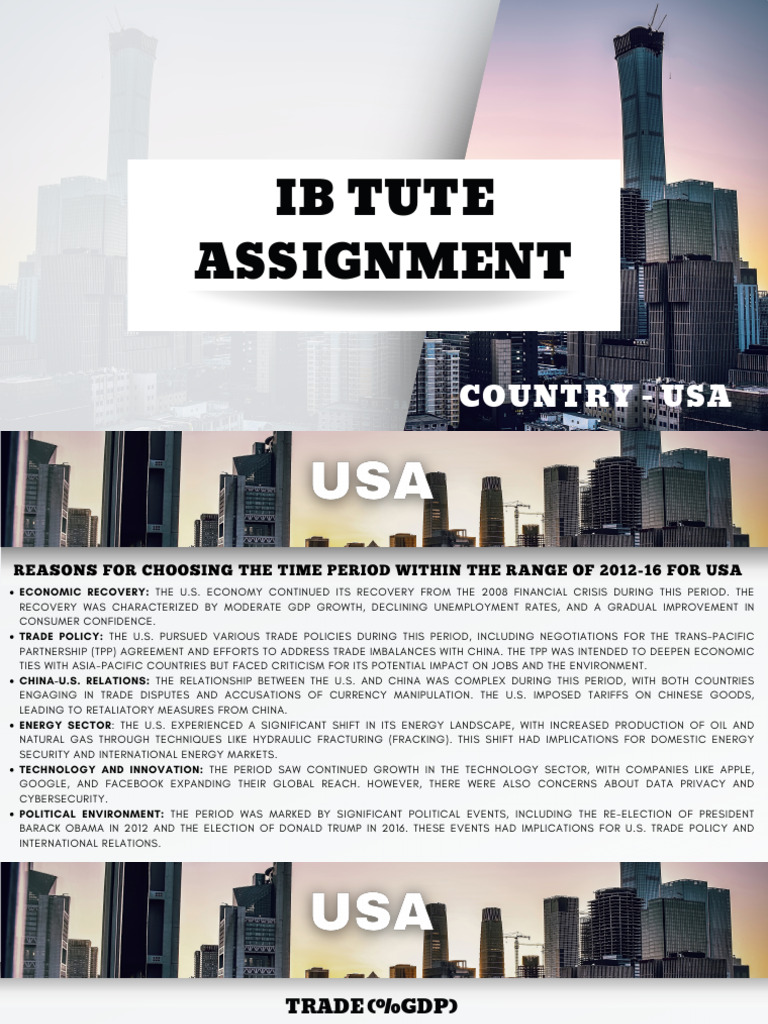 IB Tute Assignment 3 | PDF | Trans Pacific Partnership | Economies