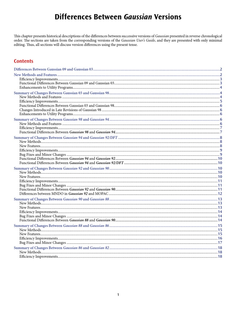 Gaussian | PDF | Density Functional Theory | Computational Chemistry