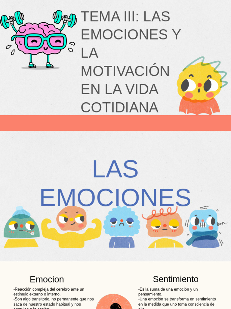 Mapa Mental de las Emociones para Niños | PDF | Las emociones | Sensación