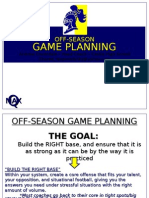 Coverdale Off Season Game Planning