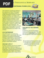 Download Center for Continuing Studies flyer CCS by Ats Connect SN80207509 doc pdf