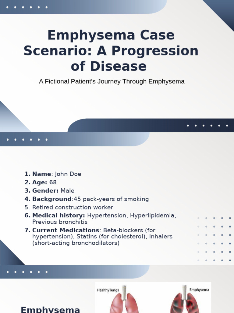 Emphysema | PDF | Chronic Obstructive Pulmonary Disease | Respiratory ...