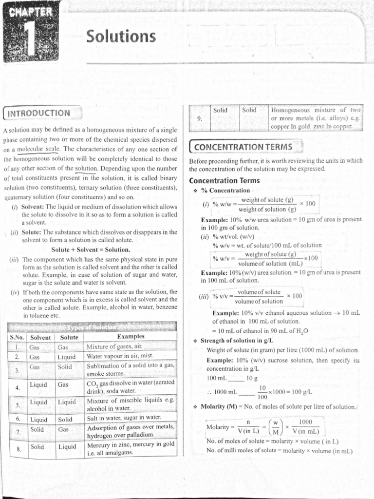 Solution Class 12 P - 1 | PDF