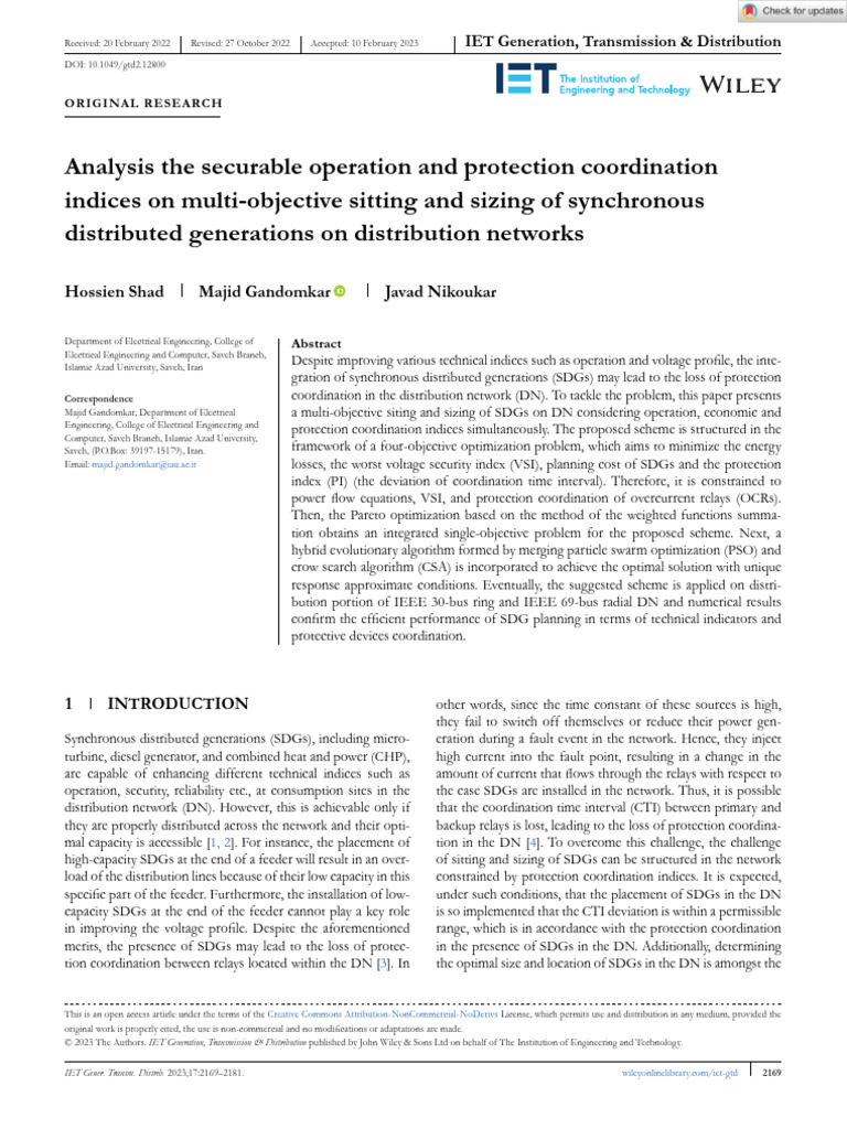 2023 Shad Et Al IET DGA Protection Objective | PDF | Mathematical ...