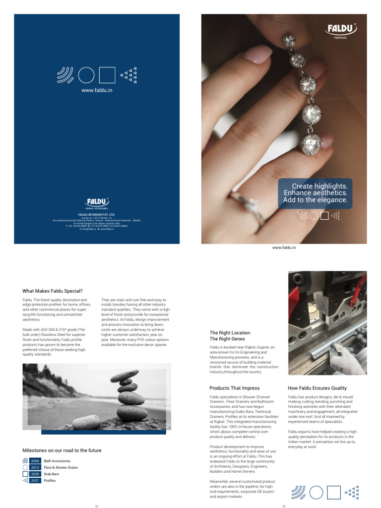 Faldu Drainage and Profile Solutions | PDF | Mirror | Tile