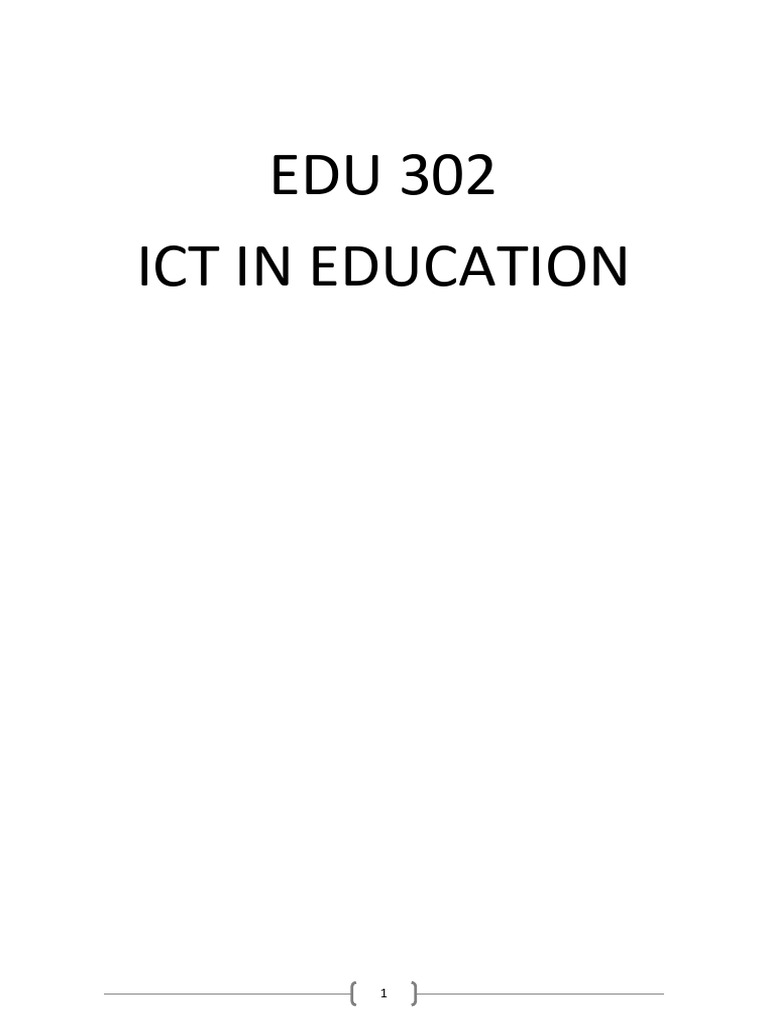 Challenges of ICT in Education | PDF | Educational Technology | Learning