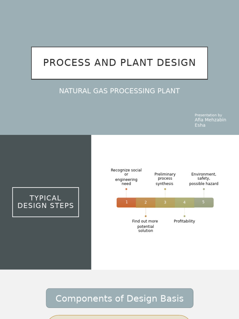 Process and Plant Design: Natural Gas Processing Plant | PDF