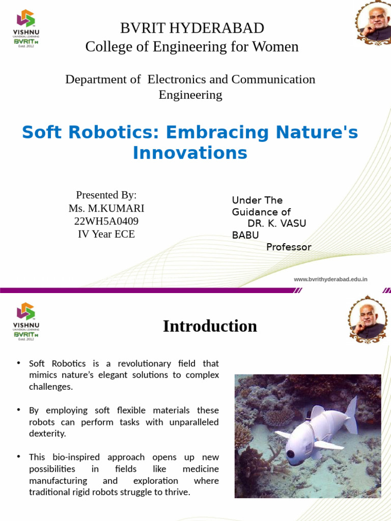 Soft Robotics: Nature-Inspired Innovations | PDF | Robotics | Actuator