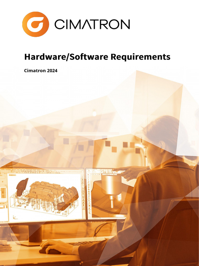 Cimatron 2024 Hardware/Software Specs | PDF