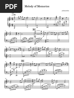 Melody of Memories Sheet Music | PDF