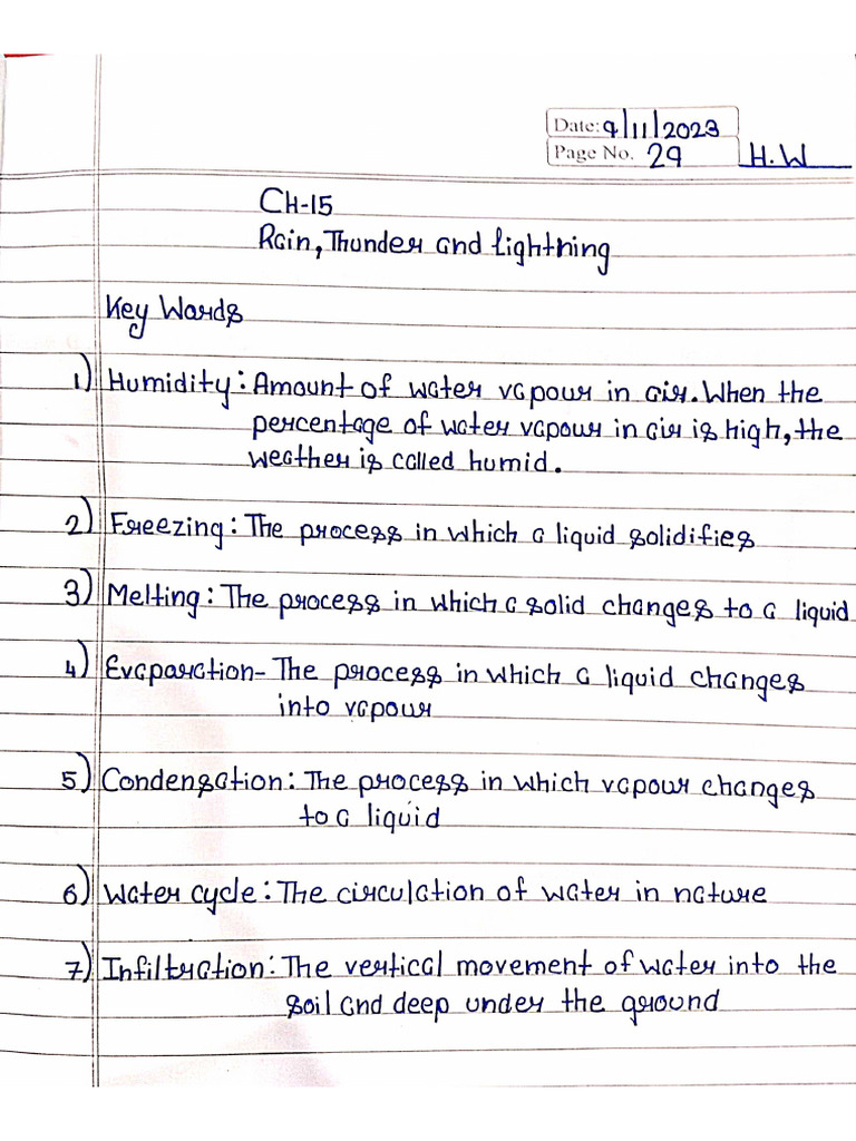 Science CH-15 Key-Words+ Q A | PDF