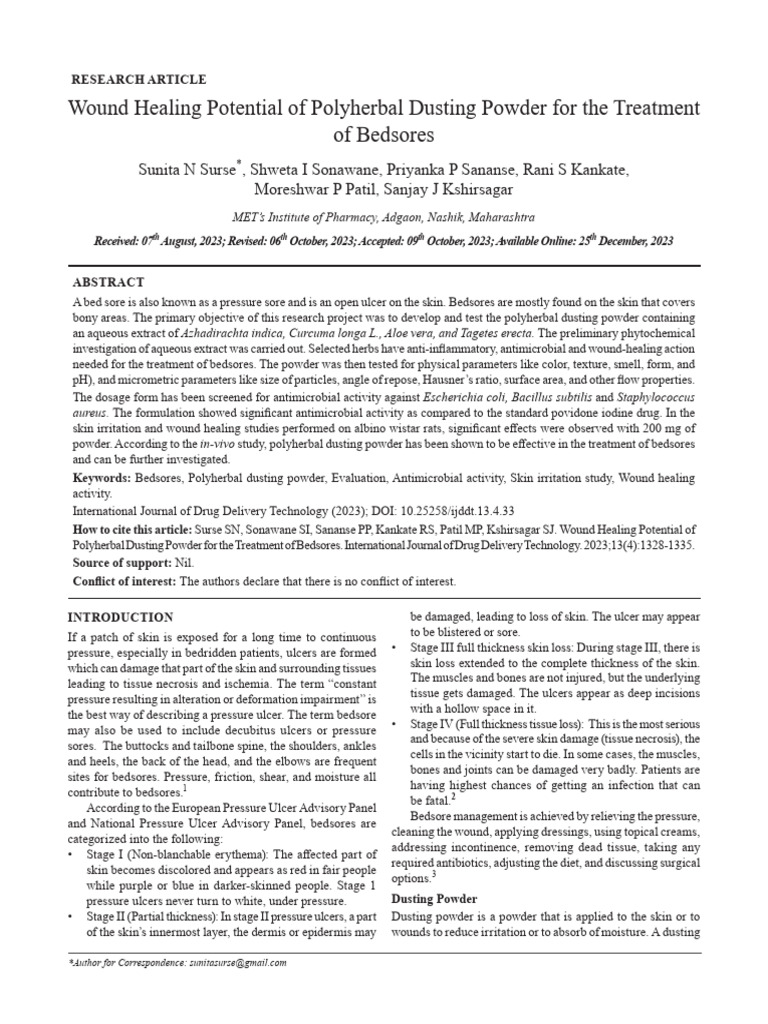 Ijddt Vol 13 Issue 4 Article 33 Pdf Turmeric