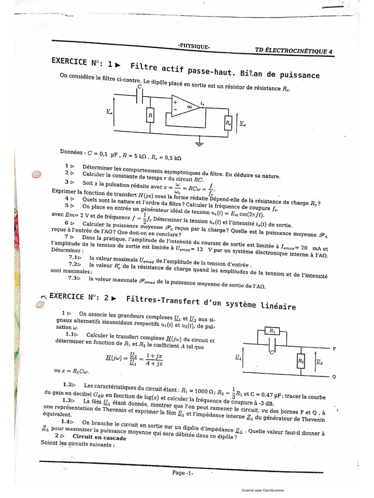 TD 4 | PDF