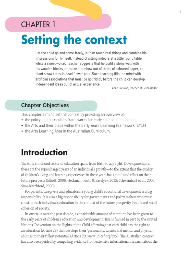 Chapter 1 | PDF | The Arts | Teachers