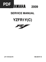 Yamaha R1 2009 Service Manual