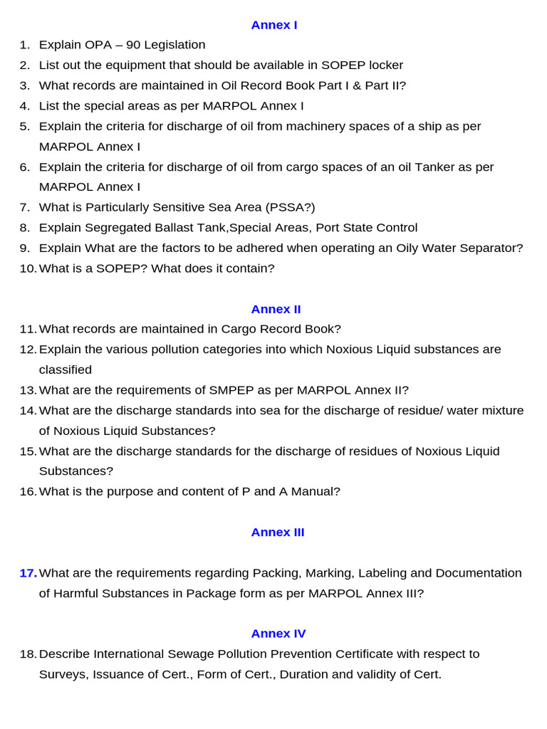 Marpol Assignment 2 | PDF | Human Impact On The Environment ...